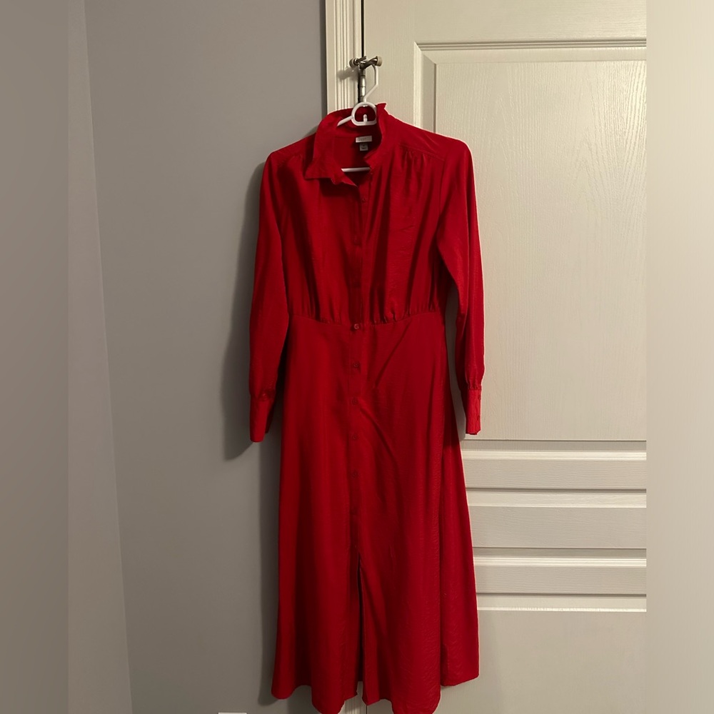 A new day (Target)  red long sleeve dress